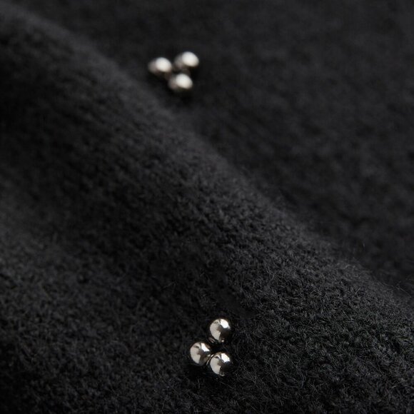 H&M Beaded Pearl Wool Blend Sweater S - Picture 2 of 12